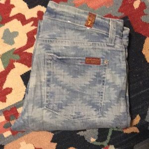 7 for all mankind Aztec jeans